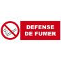 Panneau interdiction 450 x 150 mm