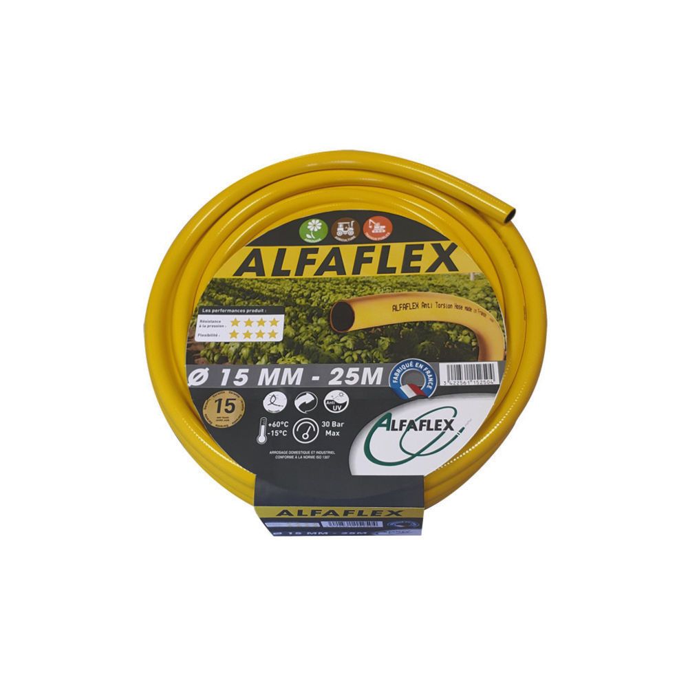 Tuyau d'arrosage anti-torsion Alfaflex 25 mm 1 1 mtr