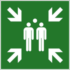 Panneau d'évacuation et secours