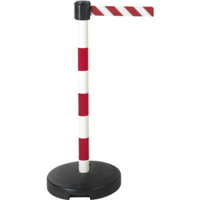 Poteau PVC à sangle étirable