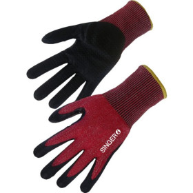 Gant paume enduite nitrile mousse + picots indice D - PHD5RED