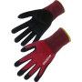 Gant paume enduite nitrile mousse + picots indice D - PHD5RED