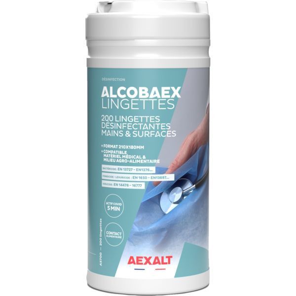 Lingettes désinfectantes ALCOBAEX