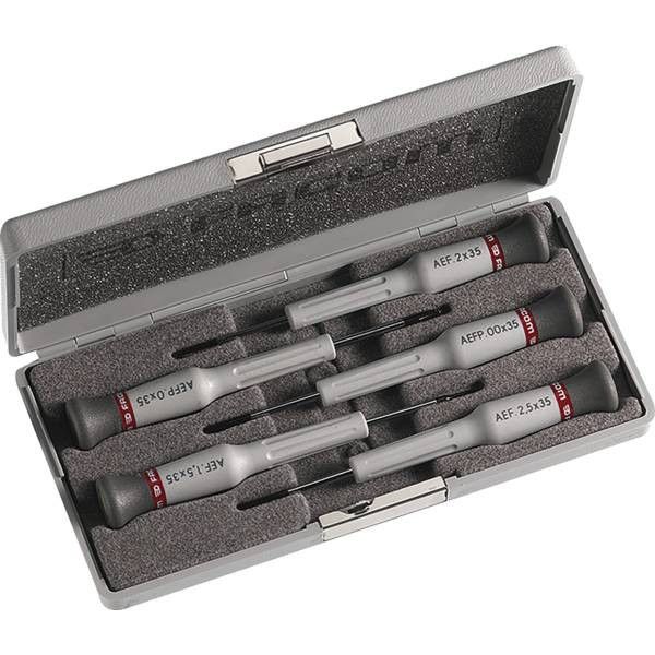 Tournevis Micro-Tech AEF.J1PB jeu de 5
