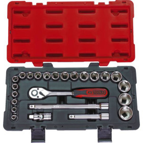 Cliquet et douilles 1/2 coffret de 24 pièces ULTIMATE