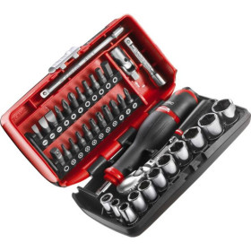 Cliquet et douille 1/4 coffret de 38 pièces RL.NANO1PB