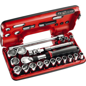 Cliquet et douilles 1/2 coffret de 21 pièces SXL.DBOX1PB
