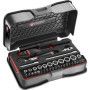 Cliquet et douilles 1/4 coffret de 37 pièces R.161-6M6PB