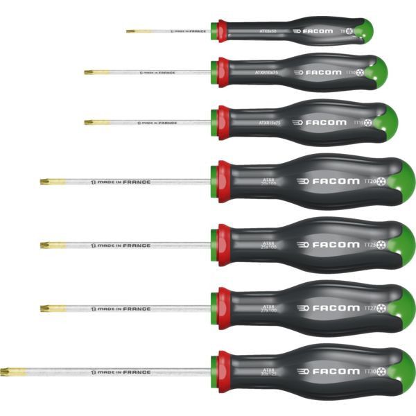 Tournevis PROTWIST Tamper Torx ATXR.J7PB Jeu de 7