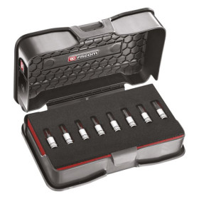 Douilles 1/4 à embout OGV Grip RTM.J8MGRPPB coffret de 8