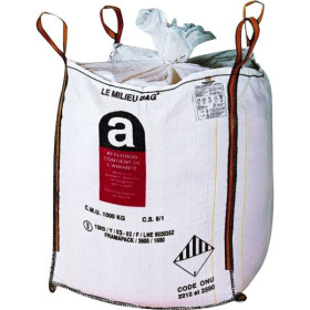 Big Bag sac pour le stockage de l'amiante pulvérulent