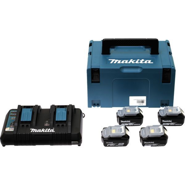 Pack 4 batteries 18 V 5.0 Ah en Makpac