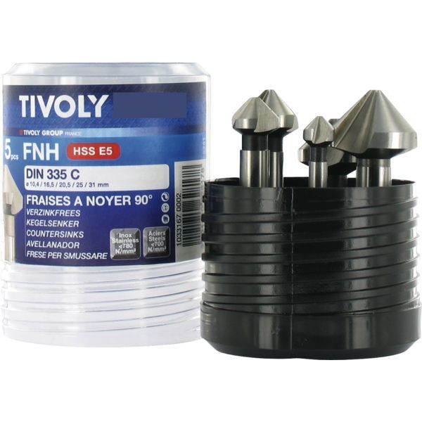 Coffret de 5 fraises à noyer TIVOLY
