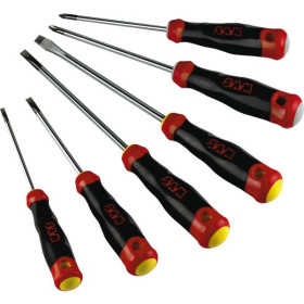 Tournevis fente et Phillips jeu de 6
