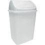 Poubelle plastique à couvercle basculant