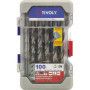 Coffret 100 forets métaux HSS TIVOLY de 1 à 13 mm