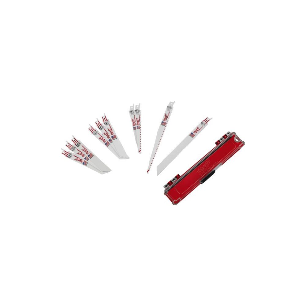 2 Lames Scie Sabre Stanley HSS - 152mm Spécial Métal - Compatible Multi-Marques