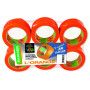 Lot 5 + 1 Gratuit rubans adhésifs orange 6095