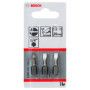 3 Embouts de vissage qualité extra-dure S emmanchement hexagonal 0,6x4,5 25mm