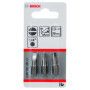 3 Embouts de vissage qualité extra-dure S emmanchement hexagonal 0,8x5,5 25mm