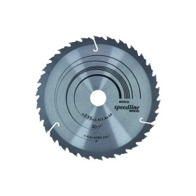 Lame scie circulaire Speedline Bois 235x30/25x2,6mm , 30D