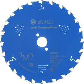 Lame scie circulaire Expert Bois de construction 165x20x2,0mm , 24D