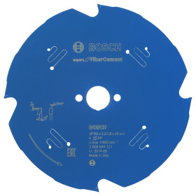 Lame scie circulaire Diamant Fibrociment 160x20x2,2m , 4D