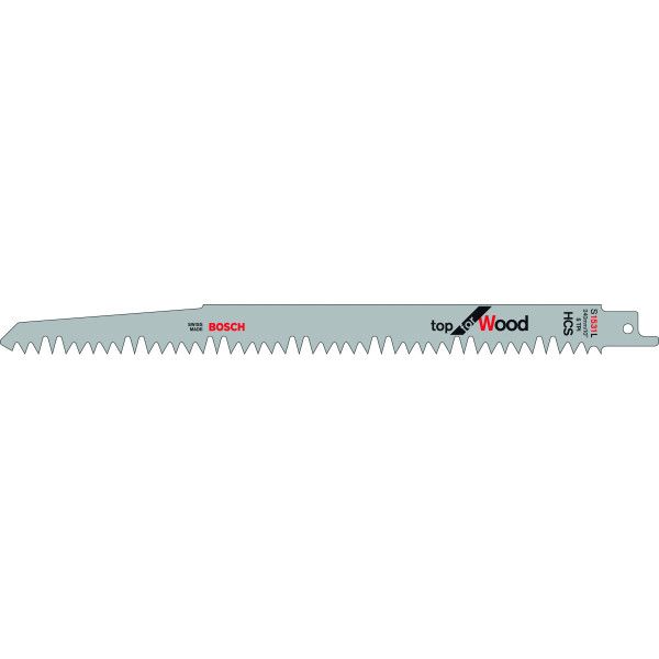 5 Lames scie sabre HCS Bois 240mm S1531L