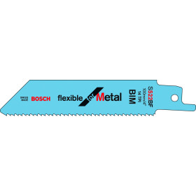 2 Lames scie sabre BIM Flexible Métal 100mm S522BF