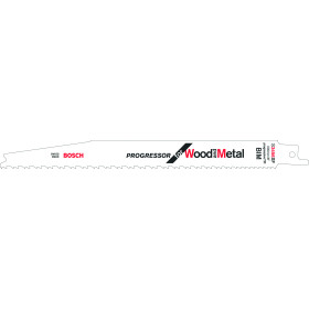 5 Lames scie sabre BIM Progressor Bois & Métal 200mm S3456XF