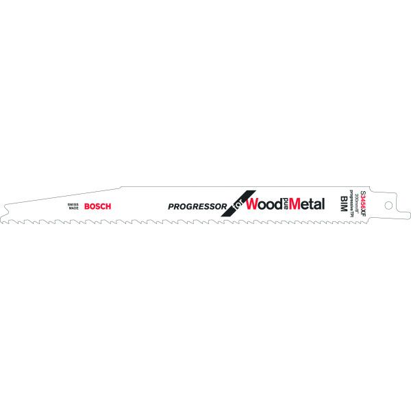 5 Lames scie sabre BIM Progressor Bois & Métal 200mm S3456XF