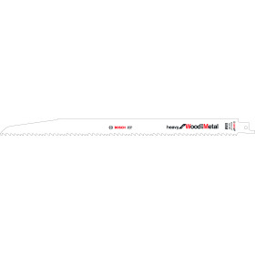 5 Lames scie sabre BIM Endurance Bois & Métal 300mm S1210VF