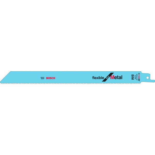 5 Lames scie sabre BIM Flexible Métal 225mm S1122BF