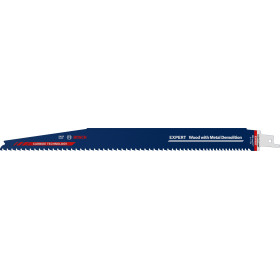 1 Lame scie sabre EXPERT Carbure Démolition Bois & Métal 300mm S1267XHM