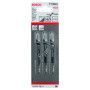 3 Lames scie sauteuse HCS Bois 83mm , Pas : 2mm T119BO
