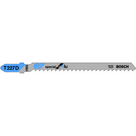 5 Lames scie sauteuse HSS Spécial Aluminium 100mm , Pas : 3mm T227D