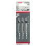 3 Lames scie sauteuse BIM Spécial Panneaux laminés 83mm , Pas : 1,4mm T101AOF