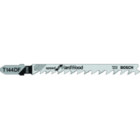 5 Lames scie sauteuse BIM Speed Bois dur 100mm , Pas : 4-5,2mm T144DF