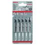 5 Lames scie sauteuse BIM Clean Bois dur 100mm , Pas : 1,7mm T101AIF