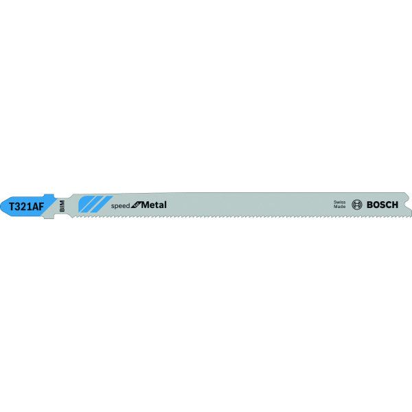 5 Lames scie sauteuse BIM Speed Métal 132mm , Pas : 1,2mm T321AF