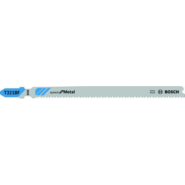 5 Lames scie sauteuse BIM Speed Métal 132mm , Pas : 2mm T321BF