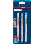 3 Lames scie sauteuse EXPERT Carbure Multimaterial 132mm T367XHM