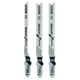 Kit 3 Lames scie sauteuse Spécial Panneaux laminés T 101 BIF (2x), T 101 AOF