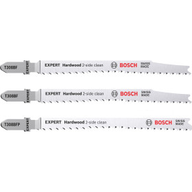 Kit 3 Lames scie sauteuse EXPERT Sans éclat Bois dur 117mm 2xT308BF,1xT308BFP