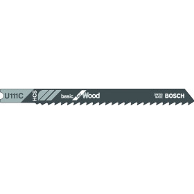 3 Lames scie sauteuse HCS Bois 92mm , Pas : 3mm U111C