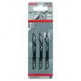3 Lames scie sauteuse HCS Bois 92mm , Pas : 3mm U111C
