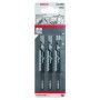3 Lames scie sauteuse HCS Speed Bois 100mm , Pas : 4-5,2mm U144D