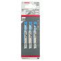 3 Lames scie sauteuse HSS Métal 80mm , Pas : 1,9-2,3mm U118B