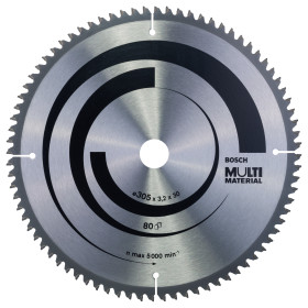 Lame scie circulaire Multimatériaux 305x30x3,2mm , 80D
