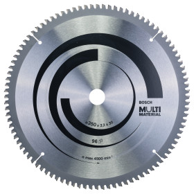 Lame scie circulaire Multimatériaux 350x30x3,2mm , 96D
